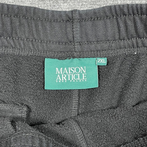 Maison Article Shoe Palace Heavyweight Fleece Sweat Joggers Mens 2XL Black 0384 - Picture 3 of 9